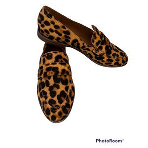 SOLD MADEWELL PENNY LOAFER  LEOPARD PRINT  FLATS